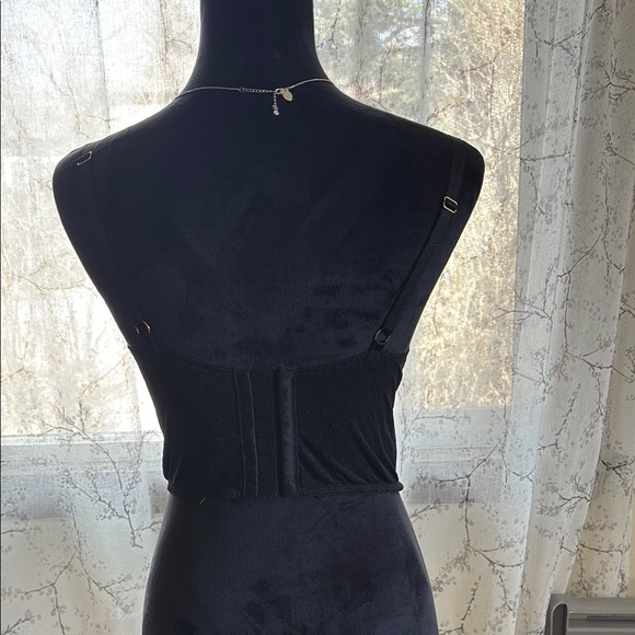 Victoria's Secret Black Mesh Lingerie Top in Size 36C - Picture 3 of 6